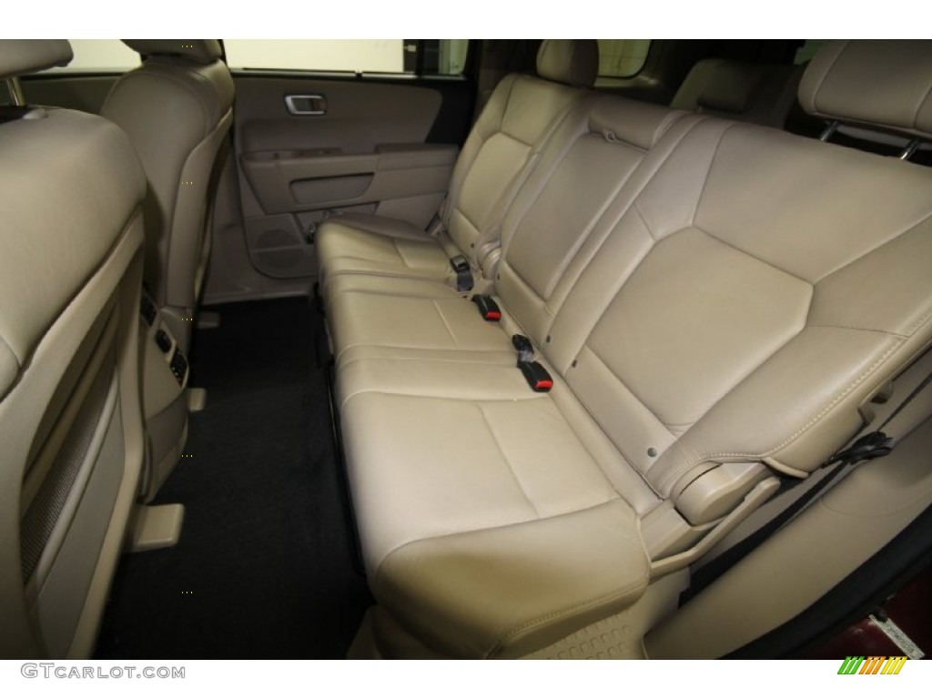 Beige Interior 2010 Honda Pilot Touring Photo #61301460