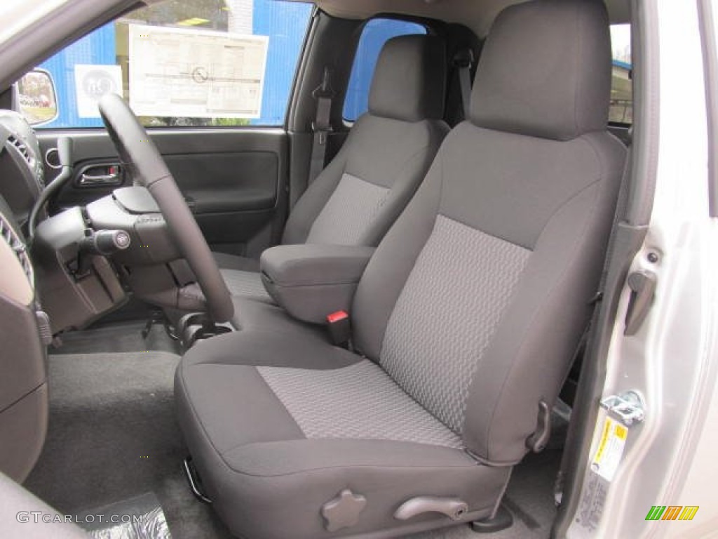 Ebony Interior 2012 Chevrolet Colorado LT Extended Cab 4x4 Photo #61302440