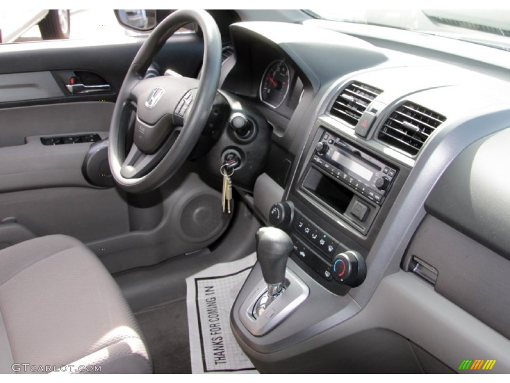 2009 CR-V LX 4WD - Glacier Blue Metallic / Gray photo #5