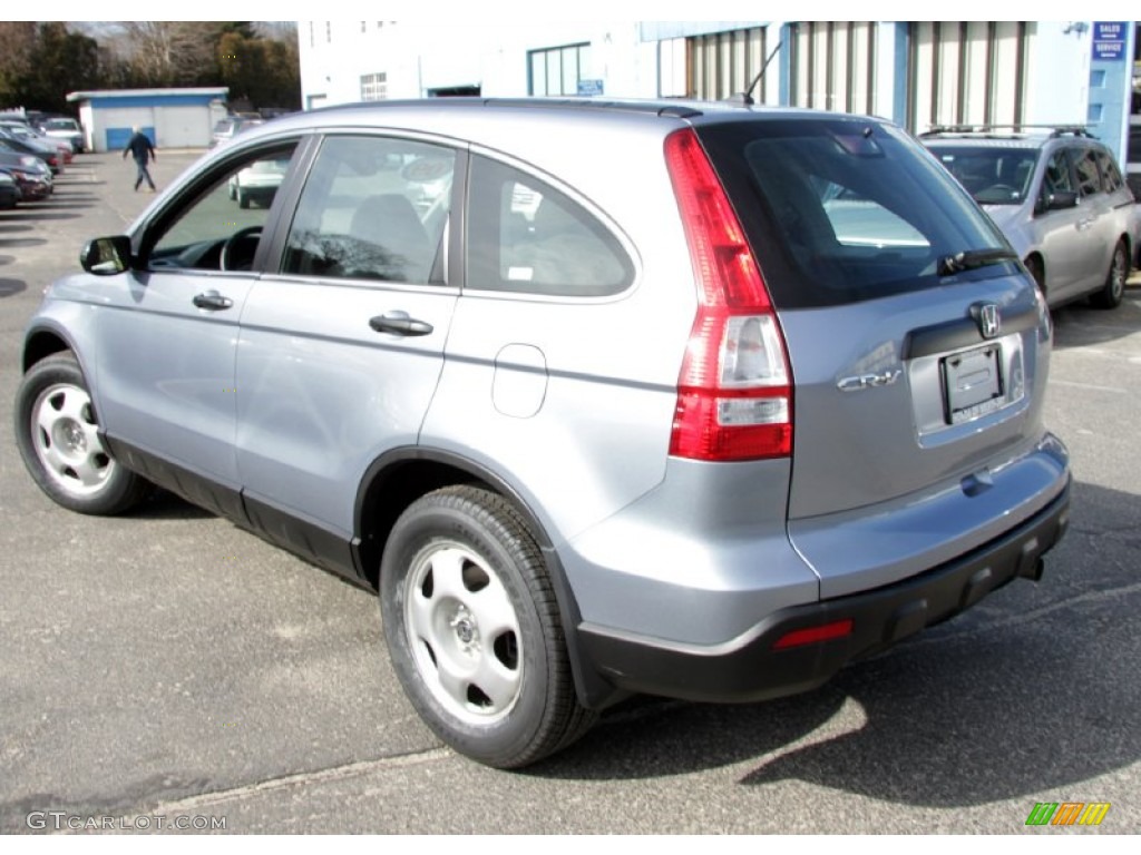 2009 CR-V LX 4WD - Glacier Blue Metallic / Gray photo #10