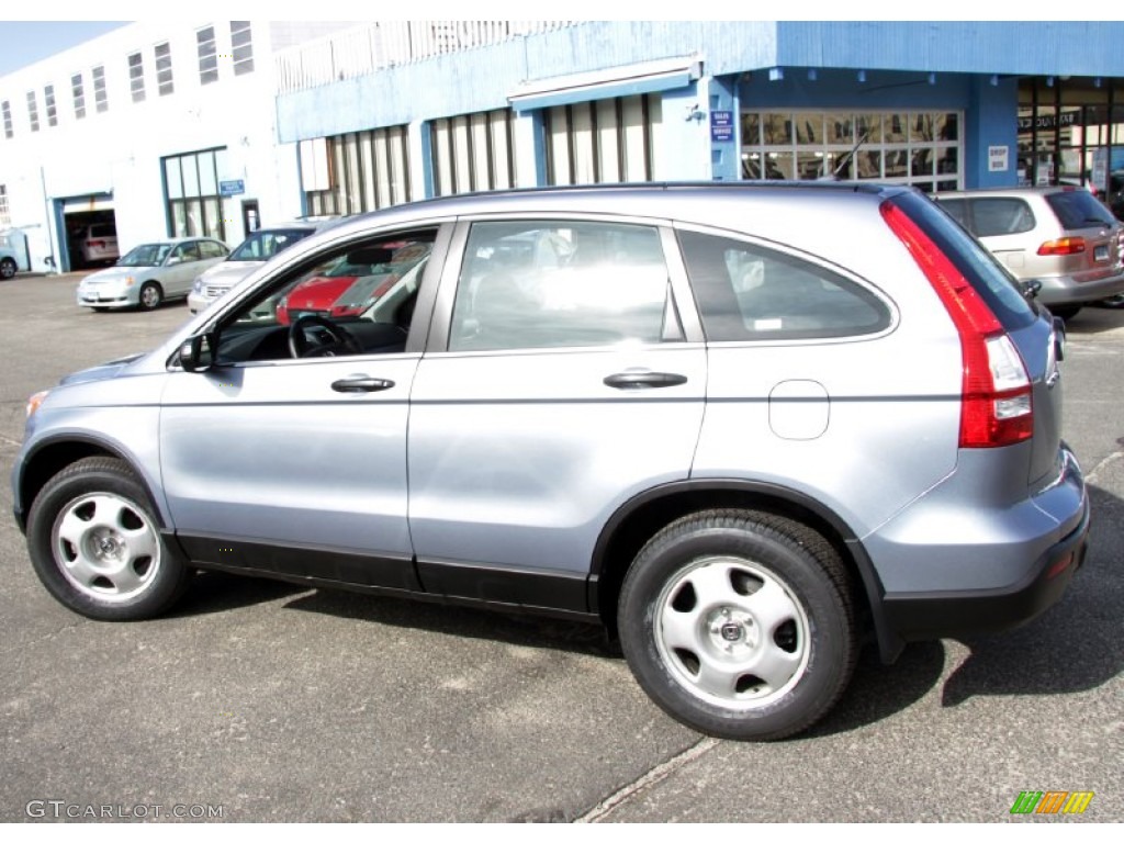 2009 CR-V LX 4WD - Glacier Blue Metallic / Gray photo #12