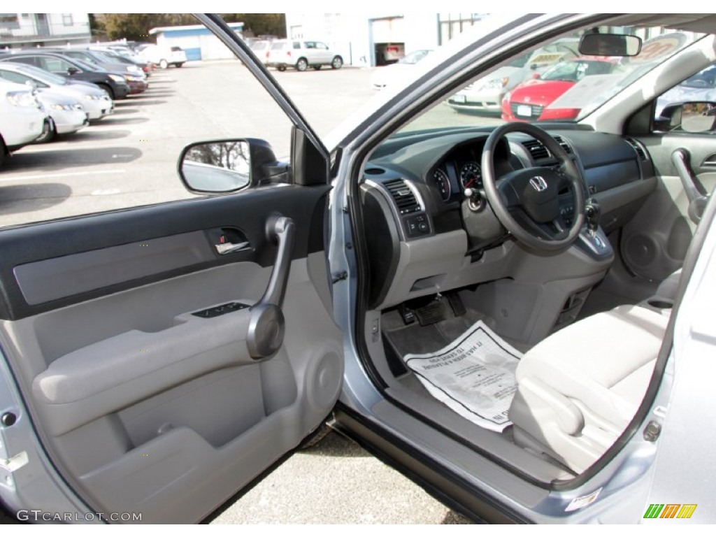 2009 CR-V LX 4WD - Glacier Blue Metallic / Gray photo #13