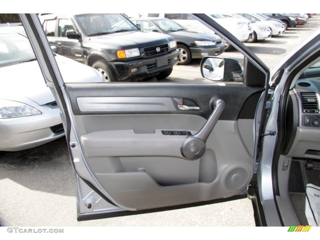 2009 CR-V LX 4WD - Glacier Blue Metallic / Gray photo #14