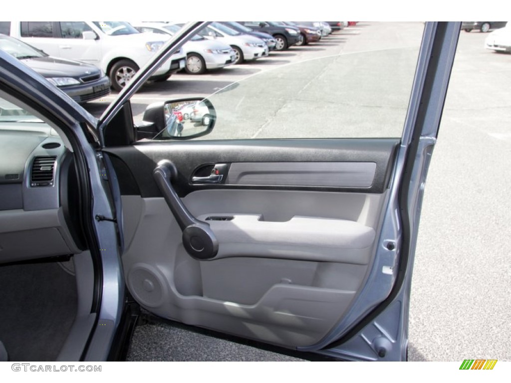 2009 CR-V LX 4WD - Glacier Blue Metallic / Gray photo #17