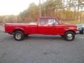 1997 Vermillion Red Ford F350 XLT Extended Cab Dually  photo #3