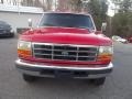 1997 Vermillion Red Ford F350 XLT Extended Cab Dually  photo #9
