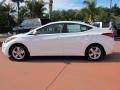 2012 Shimmering White Hyundai Elantra GLS  photo #3