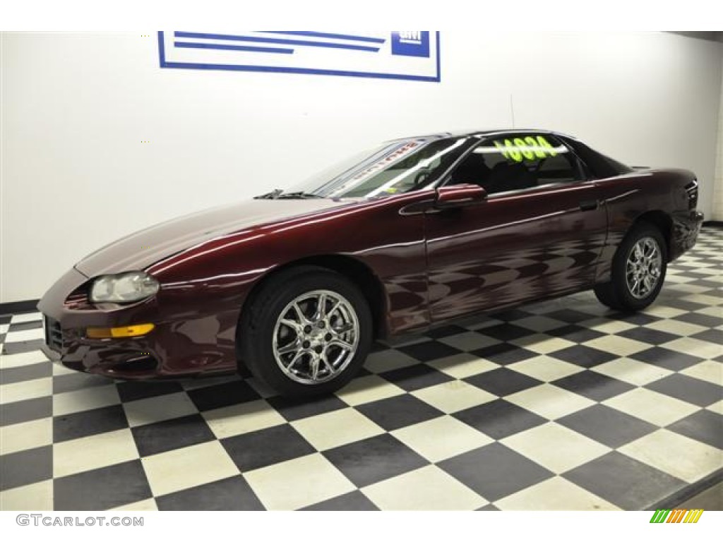 2001 Camaro Coupe - Monterey Maroon Metallic / Ebony photo #1