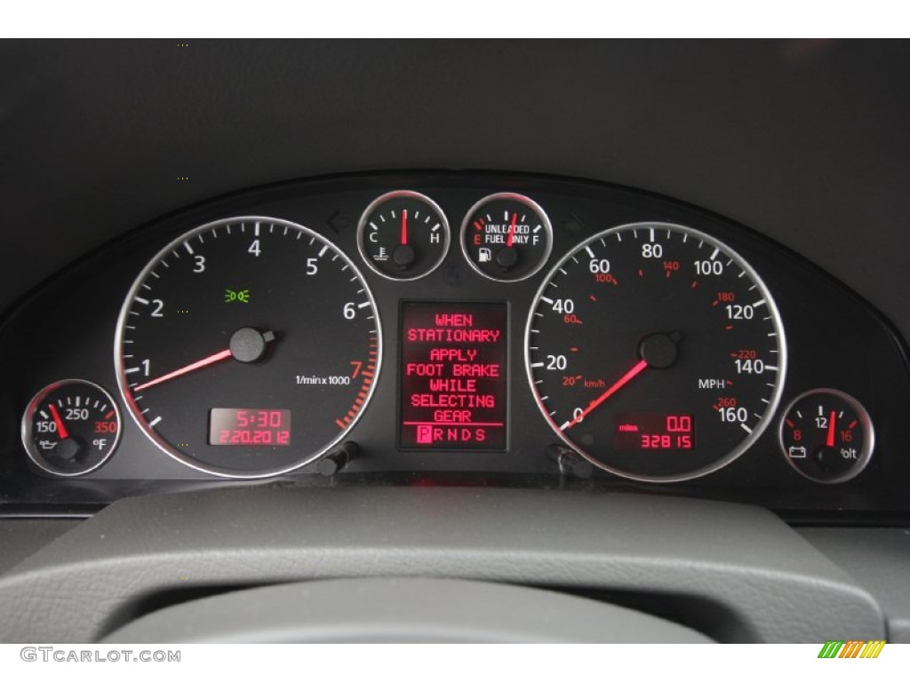 2004 Audi A6 3.0 Sedan Gauges Photos