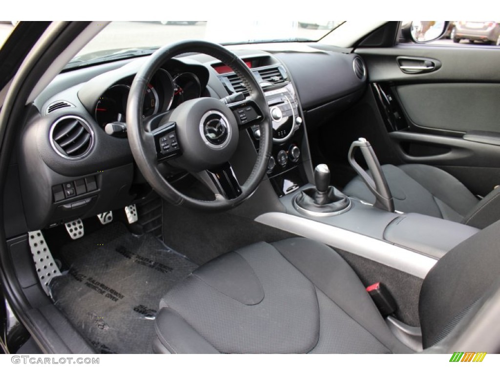 Black Interior 2009 Mazda RX-8 Sport Photo #61306006