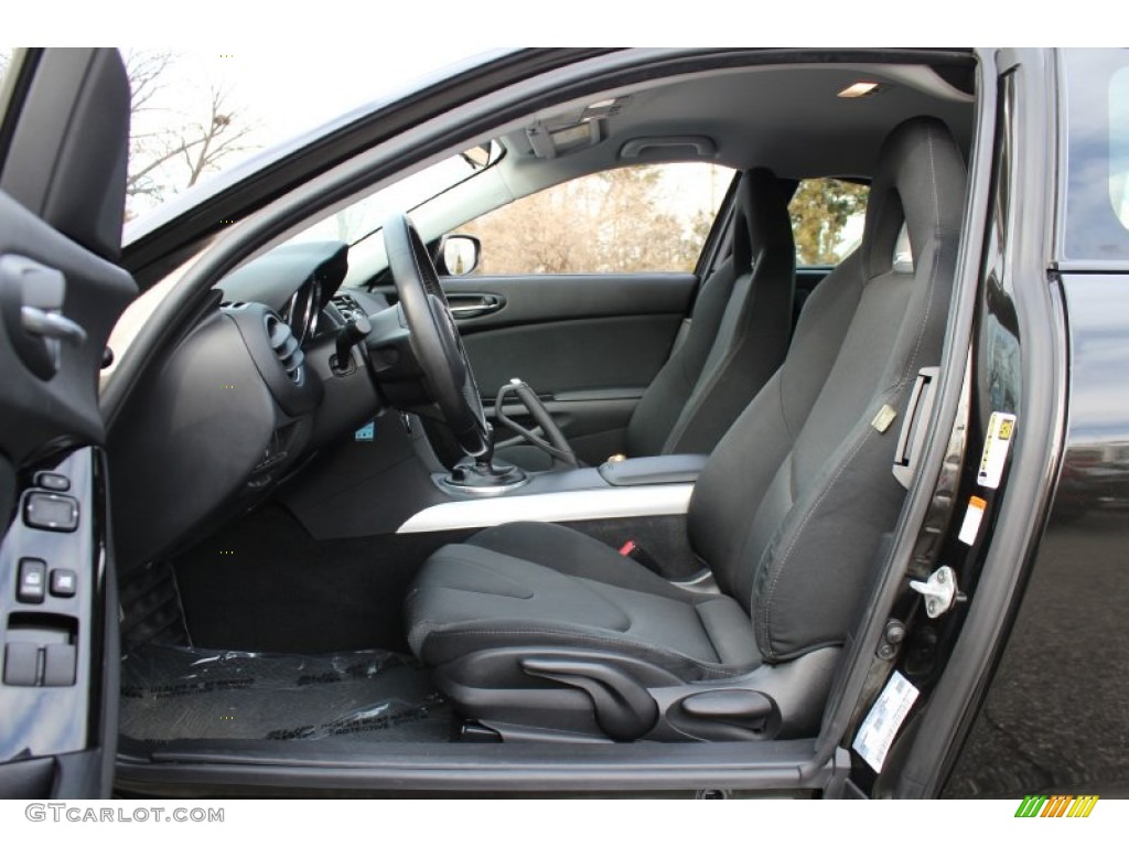 Black Interior 2009 Mazda RX-8 Sport Photo #61306016