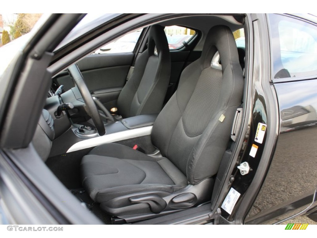 Black Interior 2009 Mazda RX-8 Sport Photo #61306025