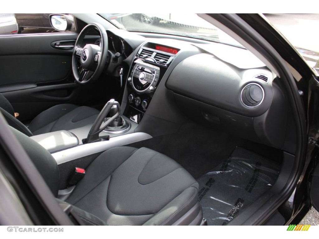 Black Interior 2009 Mazda RX-8 Sport Photo #61306163