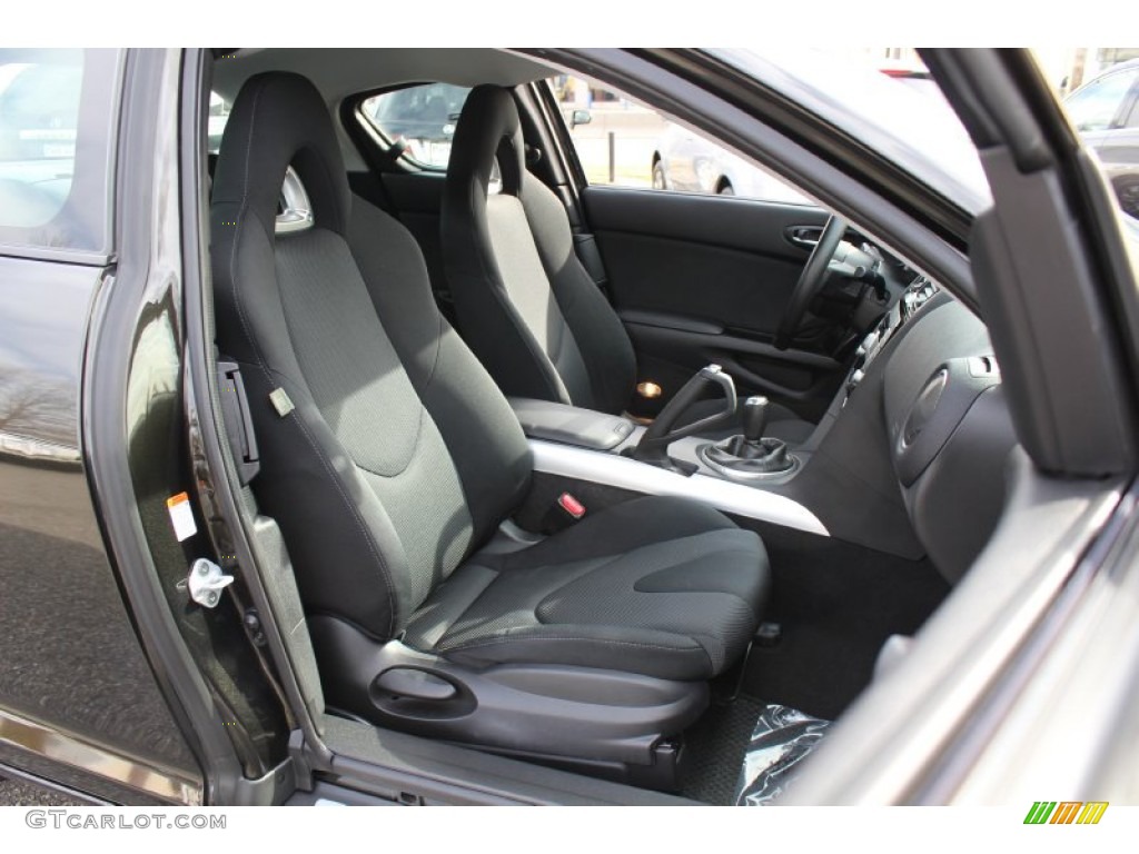 Black Interior 2009 Mazda RX-8 Sport Photo #61306184