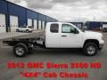 Summit White 2012 GMC Sierra 2500HD Extended Cab 4x4 Chassis