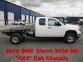 Summit White - Sierra 2500HD Extended Cab 4x4 Chassis Photo No. 1