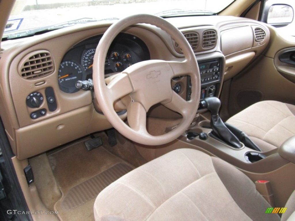 2003 Chevrolet TrailBlazer EXT LS 4x4 Medium Oak Dashboard Photo #61308209