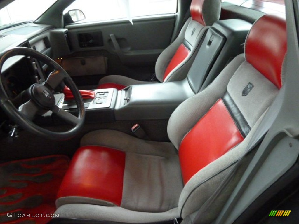 1986 Fiero GT - Red / Gray photo #8