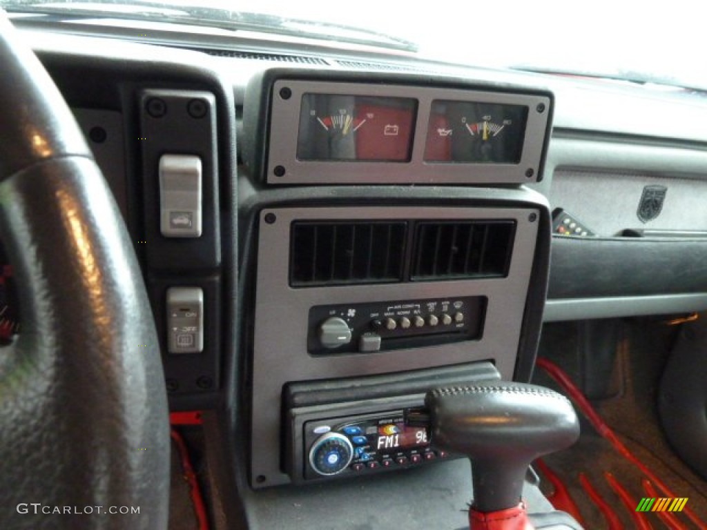 1986 Fiero GT - Red / Gray photo #13