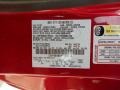 G2: Redfire Metallic 2005 Ford Mustang V6 Deluxe Coupe Color Code