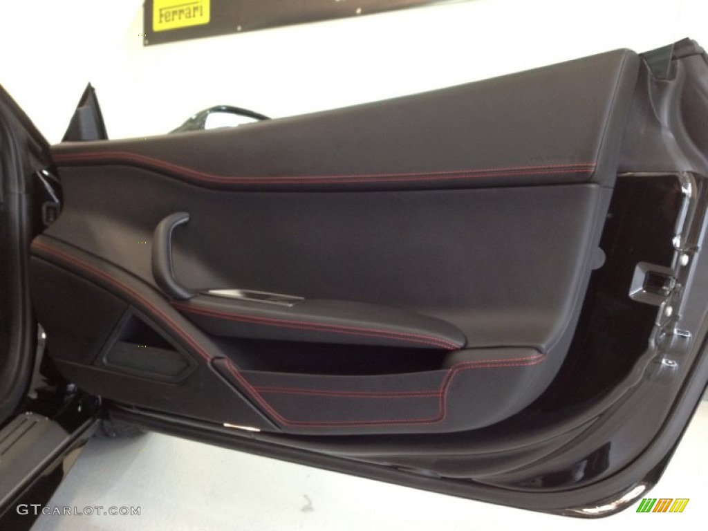 2011 Ferrari 458 Italia Nero (Black) Door Panel Photo #61309995