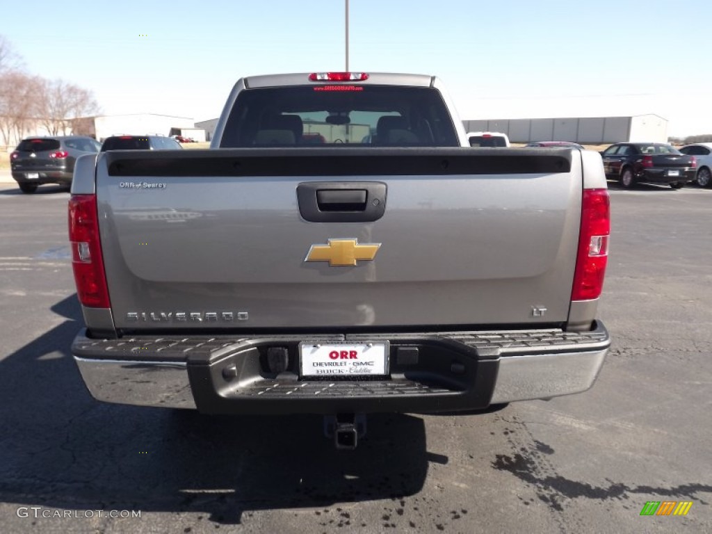 2012 Silverado 1500 LT Crew Cab 4x4 - Graystone Metallic / Light Titanium/Dark Titanium photo #6