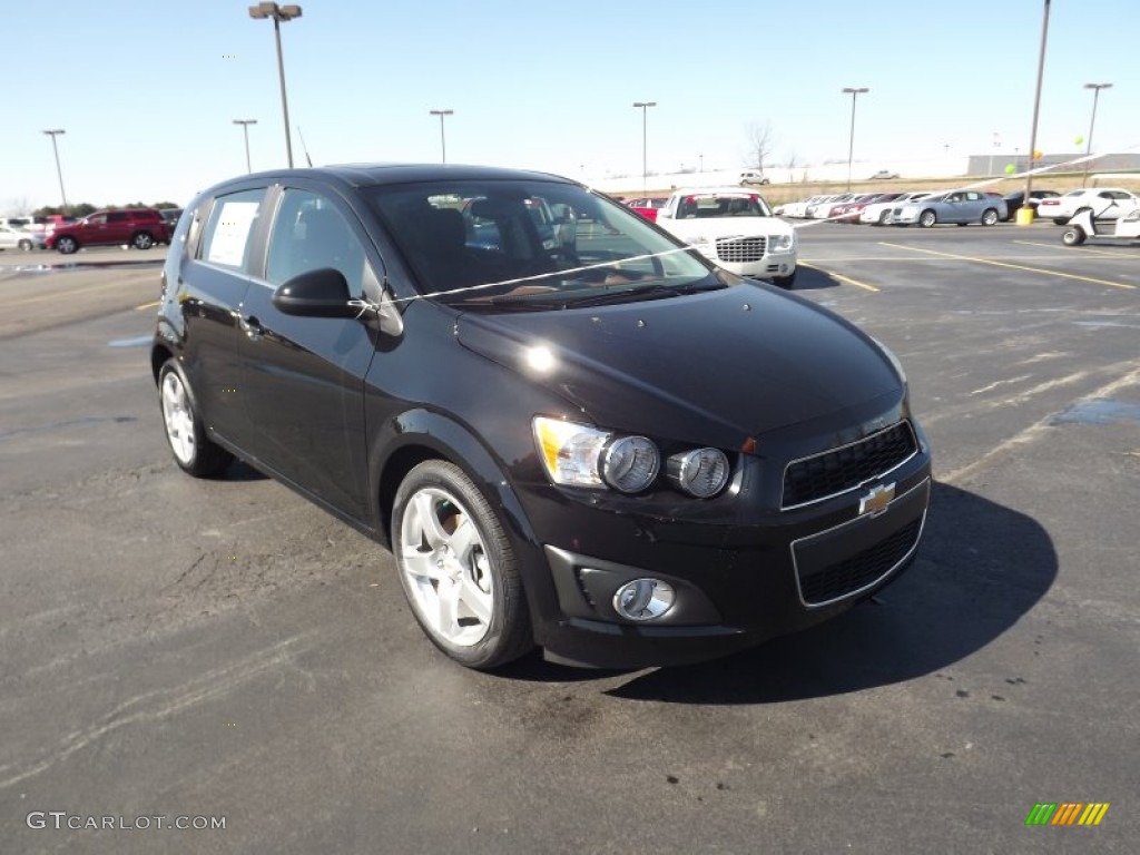 Black 2012 Chevrolet Sonic LTZ Hatch Exterior Photo #61310606