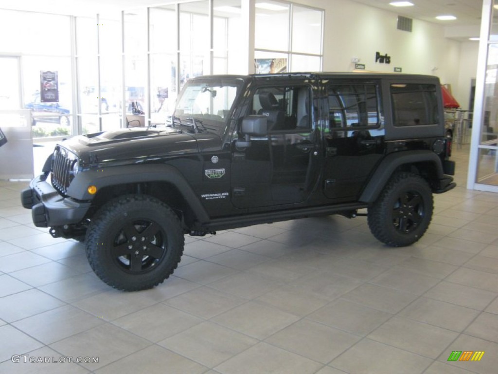 Black 2012 Jeep Wrangler Unlimited Call of Duty: MW3 Edition 4x4 Exterior Photo #61311323