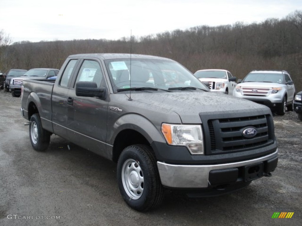 Sterling Gray Metallic 2012 Ford F150 XL SuperCab 4x4 Exterior Photo #61312334