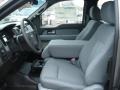 Steel Gray 2012 Ford F150 XL SuperCab 4x4 Interior Color