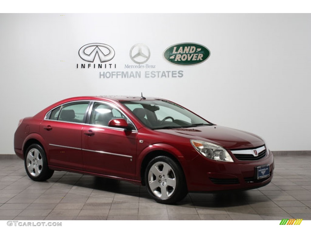 2007 Aura XE - Berry Red / Gray photo #1