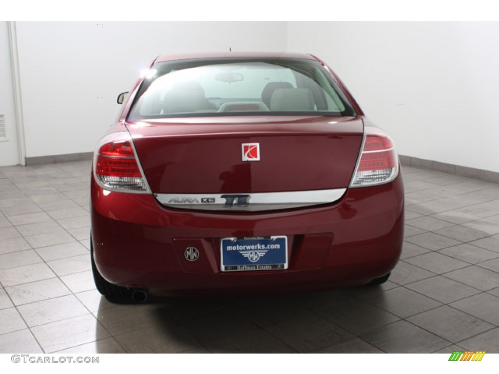 2007 Aura XE - Berry Red / Gray photo #4