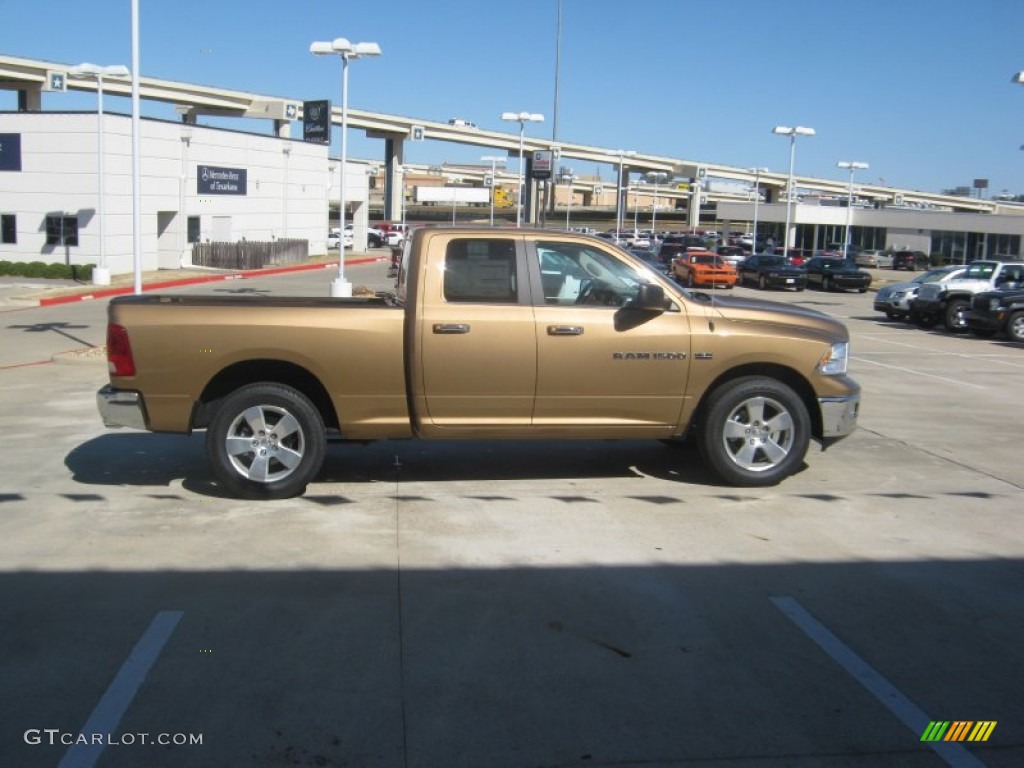 2012 Ram 1500 Lone Star Quad Cab - Saddle Brown Pearl / Dark Slate Gray/Medium Graystone photo #6