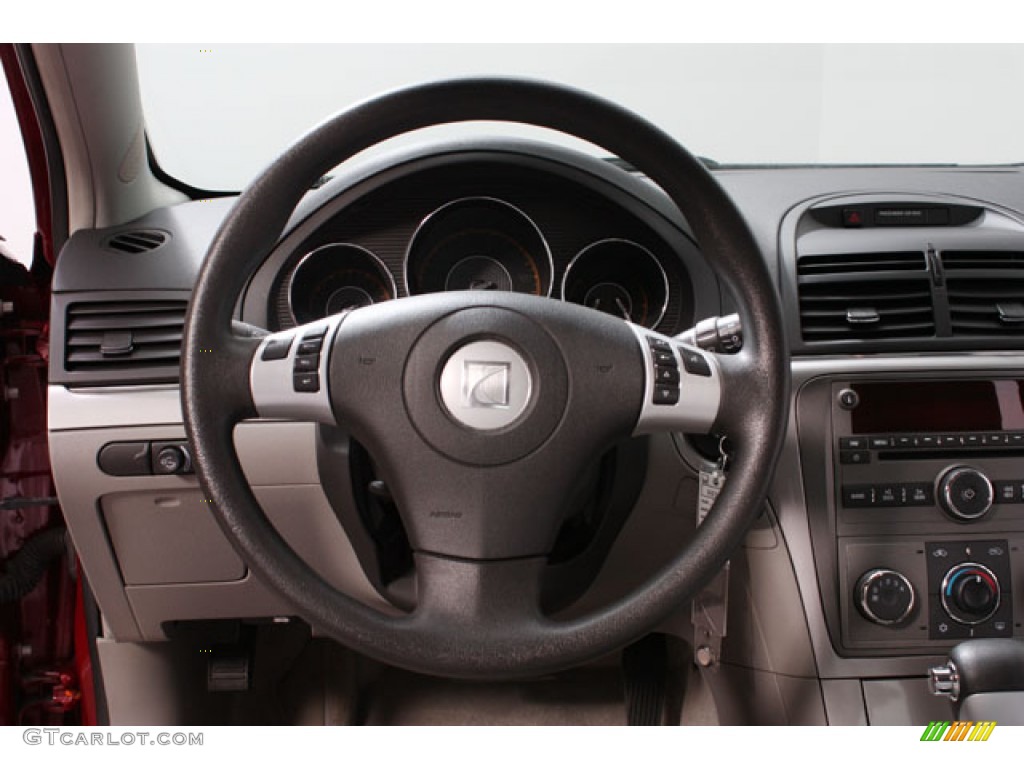 2007 Aura XE - Berry Red / Gray photo #7