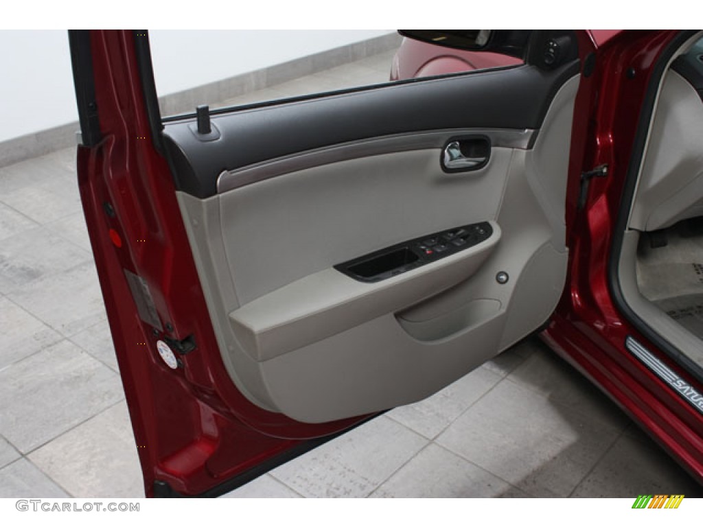 2007 Aura XE - Berry Red / Gray photo #16