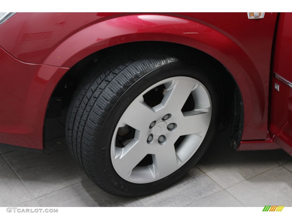 2007 Aura XE - Berry Red / Gray photo #24