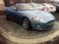 2007 Frost Blue Metallic Jaguar XK XK8 Convertible  photo #5