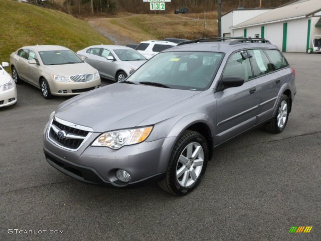 2009 Outback 2.5i Special Edition Wagon - Quartz Silver Metallic / Off Black photo #3