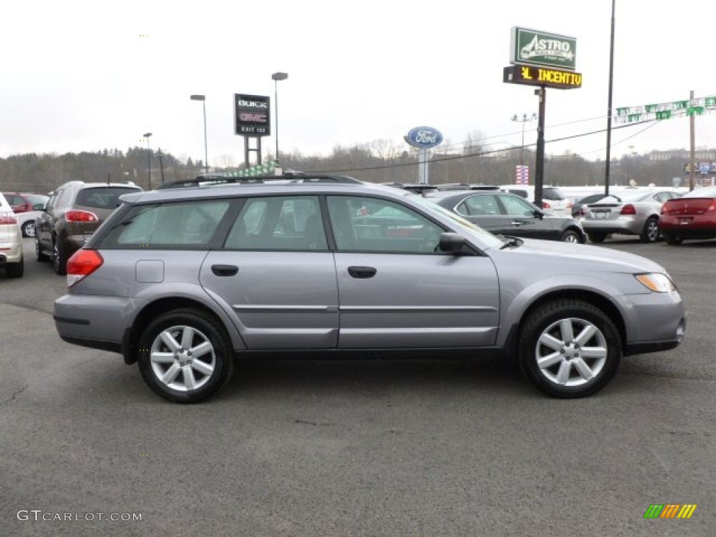 2009 Outback 2.5i Special Edition Wagon - Quartz Silver Metallic / Off Black photo #8