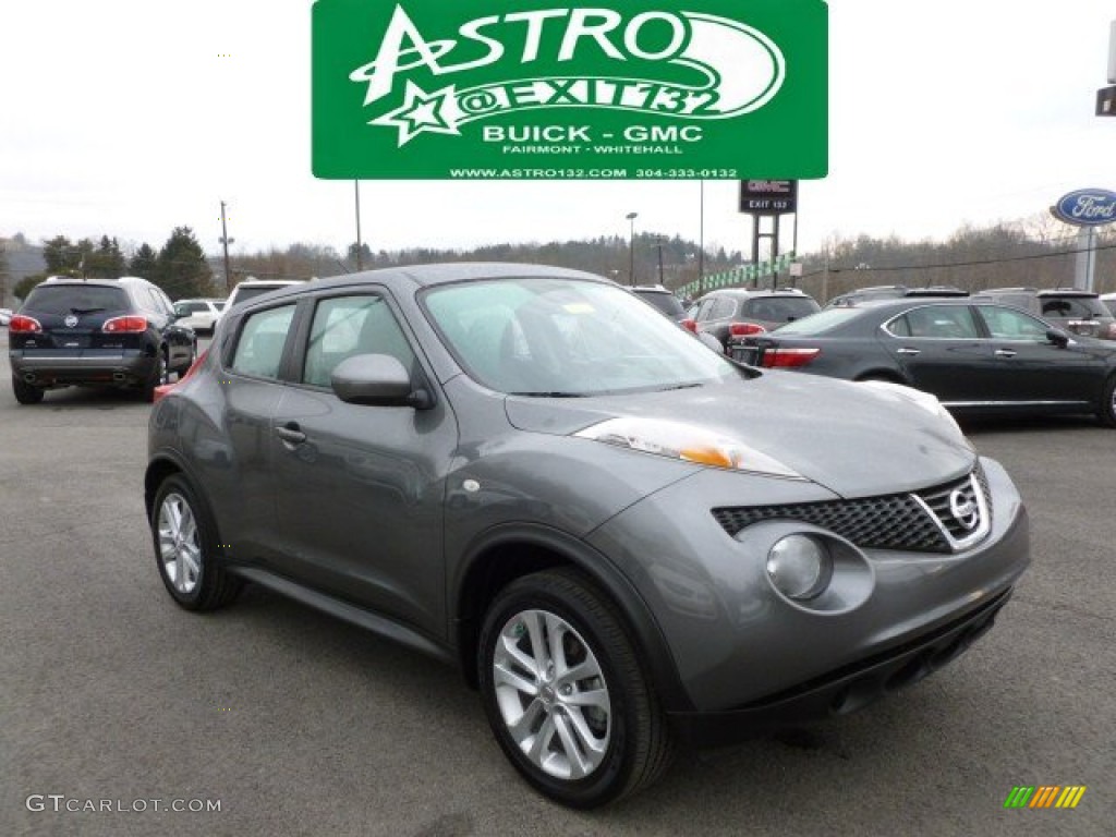 2011 Juke S AWD - Gun Metallic / Black/Silver Trim photo #1