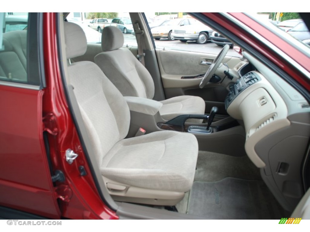 2002 Accord SE Sedan - Firepepper Red Pearl / Quartz Gray photo #20