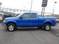 2009 Blue Flame Metallic Ford F150 XLT SuperCab 4x4  photo #4