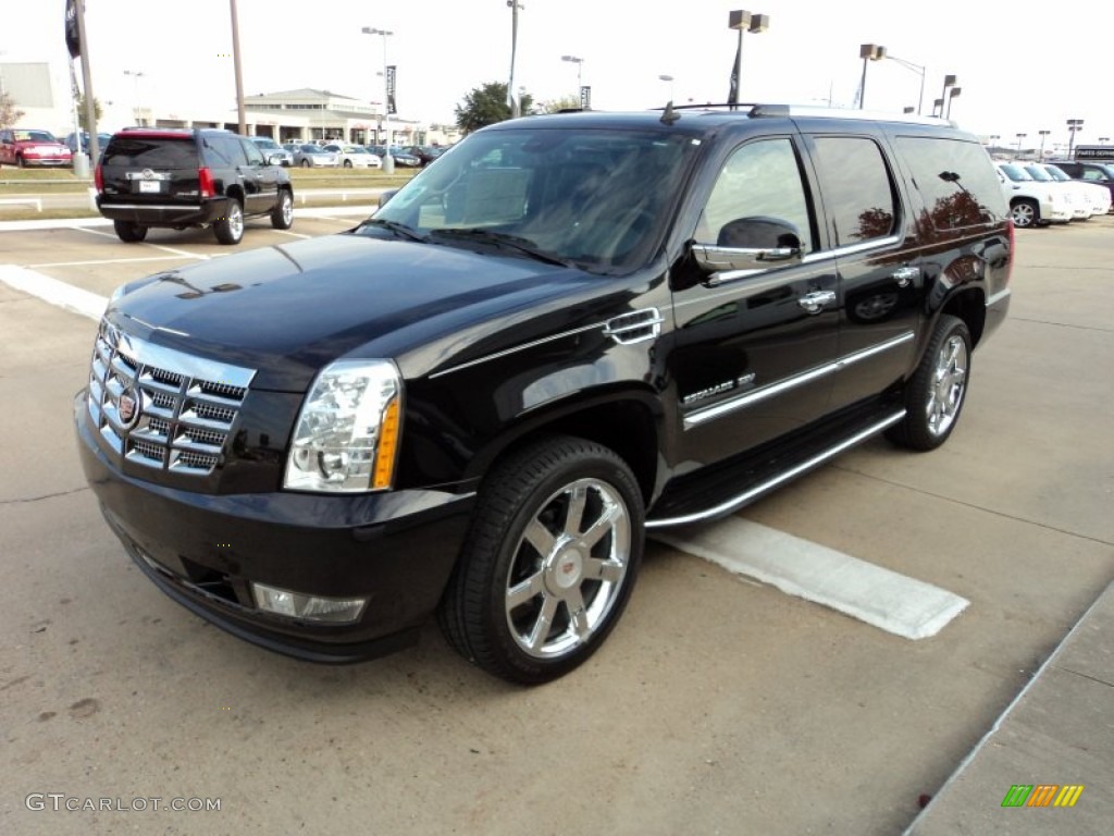 Black Raven 2012 Cadillac Escalade ESV Luxury Exterior Photo #61316342