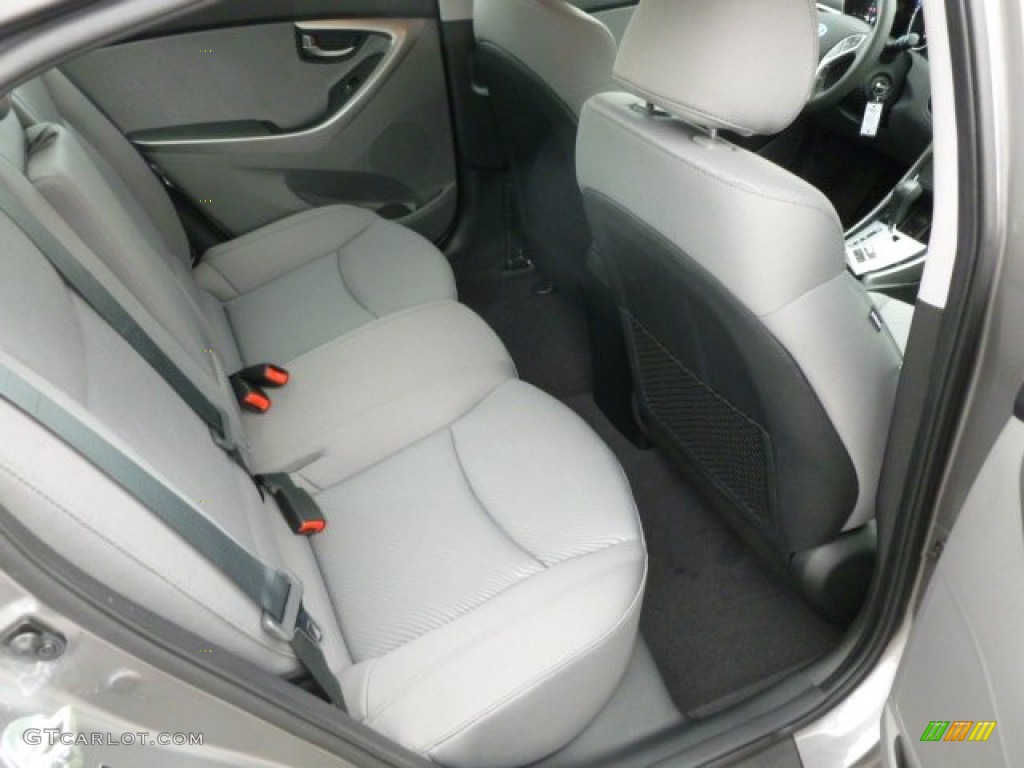 2012 Elantra GLS - Harbor Gray Metallic / Gray photo #12