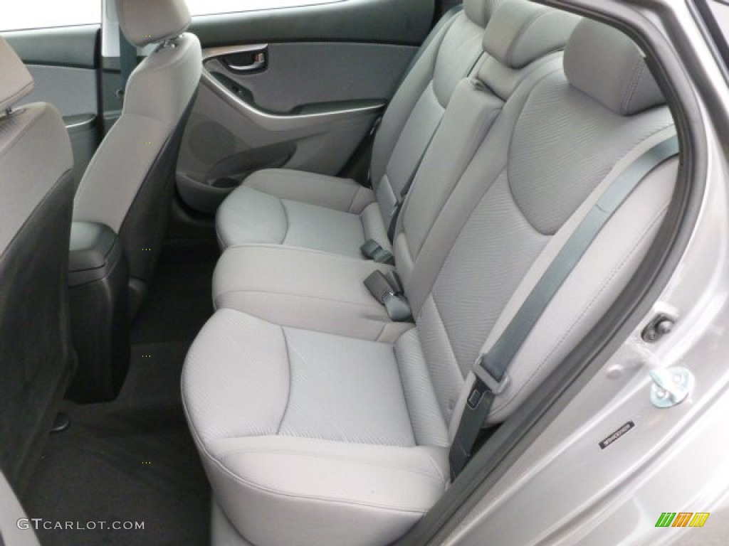 2012 Elantra GLS - Harbor Gray Metallic / Gray photo #13