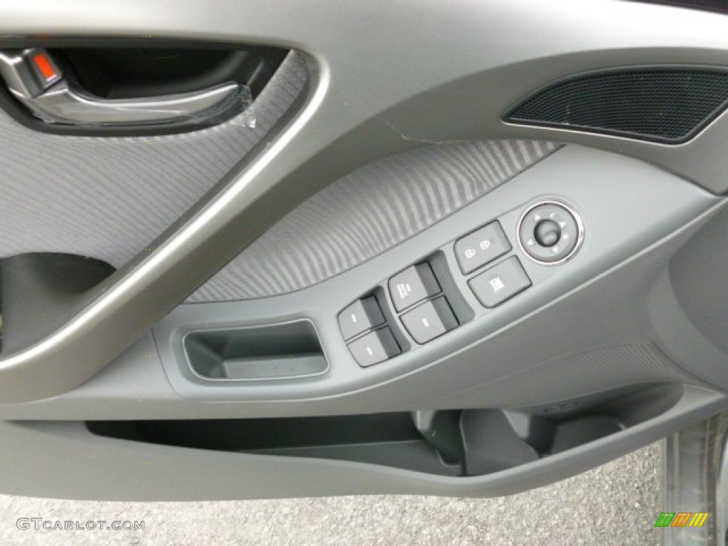 2012 Elantra GLS - Harbor Gray Metallic / Gray photo #17