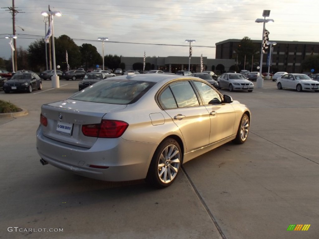 2012 3 Series 328i Sedan - Glacier Silver Metallic / Oyster/Dark Oyster photo #3