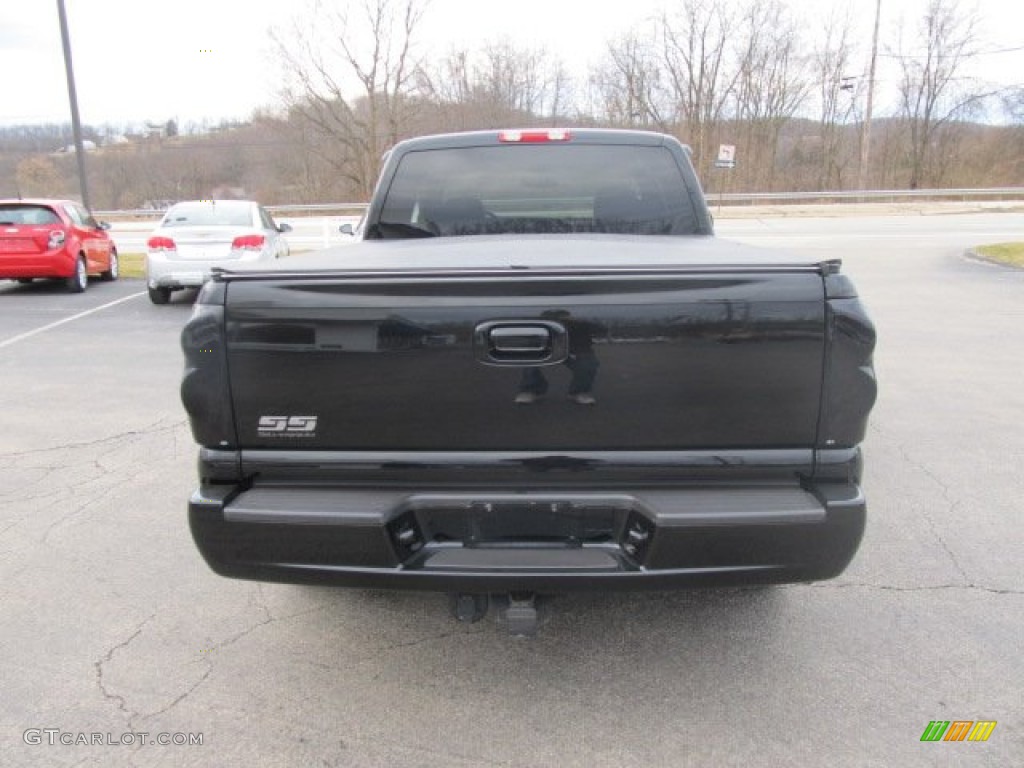 2004 Silverado 1500 SS Extended Cab AWD - Black / Dark Charcoal photo #8