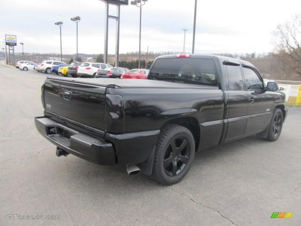 2004 Silverado 1500 SS Extended Cab AWD - Black / Dark Charcoal photo #9