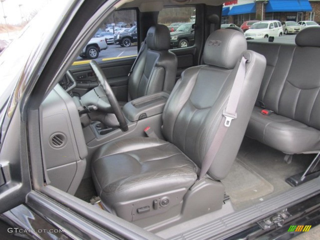 Dark Charcoal Interior 2004 Chevrolet Silverado 1500 SS Extended Cab AWD Photo #61317451